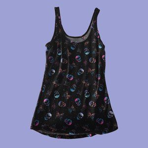 Skull and Butterfly Tank Top